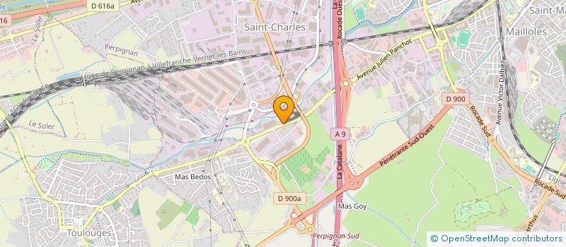 localisation de l'entreprise SKYLIGHT ALUMINIUM FRANCE  PERPIGNAN