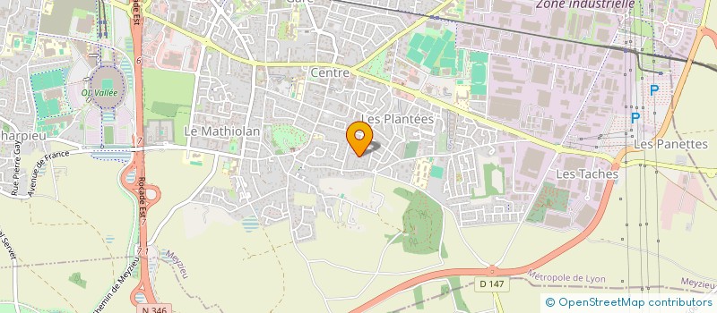 localisation de l'entreprise SKYLINE  MEYZIEU