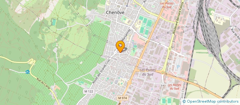 localisation de l'entreprise SKYLINE DATA à CHENOVE