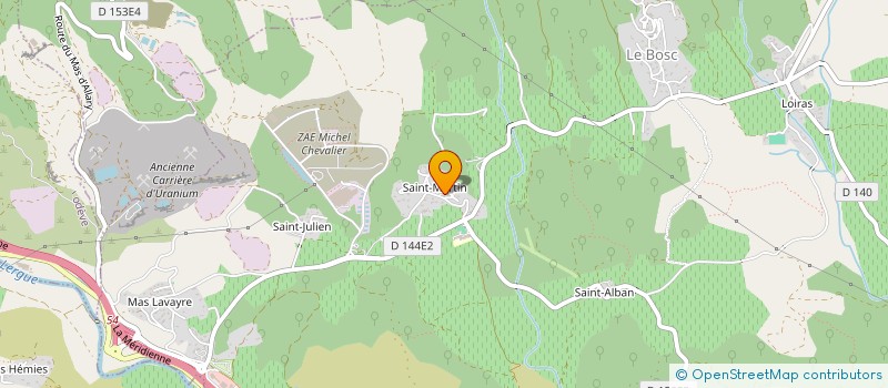 localisation de l'entreprise SKYLINE EVENT  LE BOSC