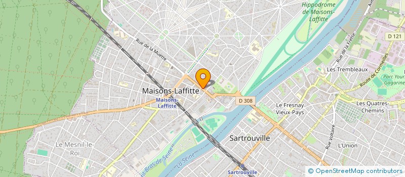 localisation de l'entreprise SKYLINE PRESTIGE  MAISONS-LAFFITTE