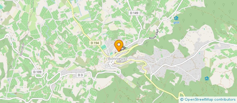 localisation de l'entreprise SKYLUB  BONNIEUX