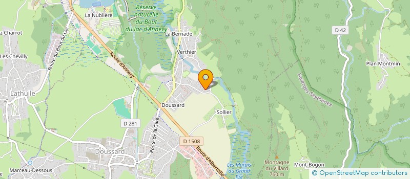 localisation de l'entreprise SKYMATES  DOUSSARD