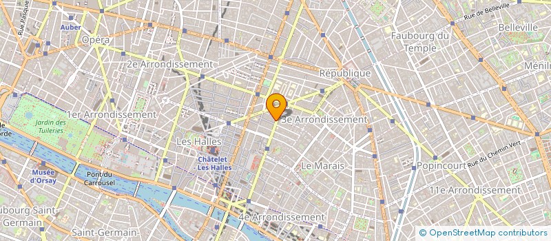 localisation de l'entreprise SKYMODE à PARIS