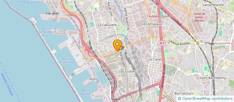 localisation de l'entreprise SKYMOTO à MARSEILLE