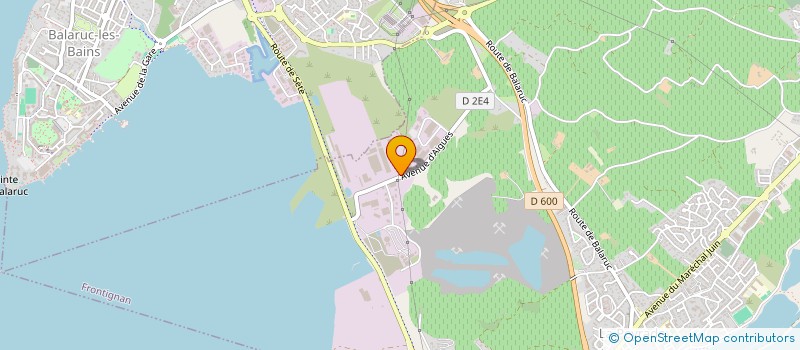 localisation de l'entreprise SKYN WRAP à FRONTIGNAN