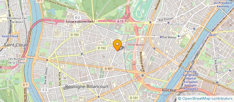 localisation de l'entreprise SKYNESS à BOULOGNE-BILLANCOURT