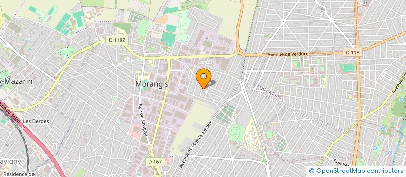 localisation de l'entreprise SKYNET à MORANGIS