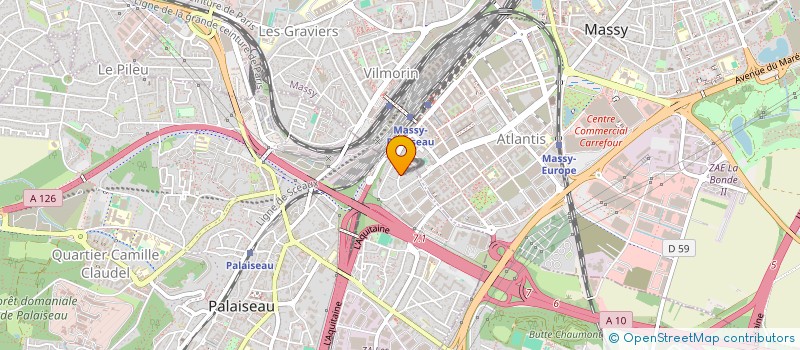 localisation de l'entreprise SKYNET DEV à PALAISEAU
