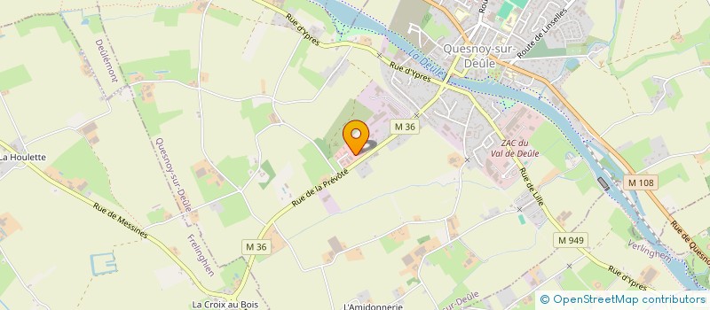 localisation de l'entreprise SKYPYMMO à QUESNOY-SUR-DEULE