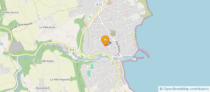localisation de l'entreprise SKYROBOT à BINIC-ETABLES-SUR-MER