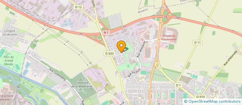 localisation de l'entreprise SKYSAT SARL à AMIENS