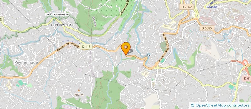 localisation de l'entreprise SKYSEA-AZUR  GRASSE