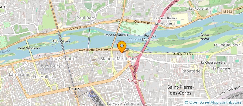 localisation de l'entreprise SKYTECH à TOURS