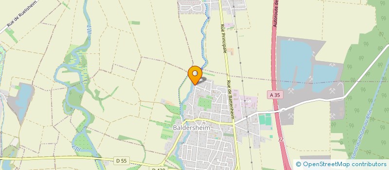 localisation de l'entreprise SKYVISION  BALDERSHEIM