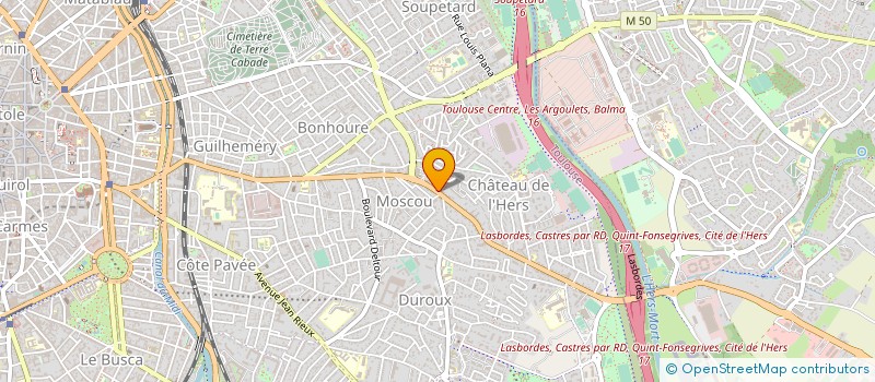 localisation de l'entreprise SKYWAY FRANCE à TOULOUSE