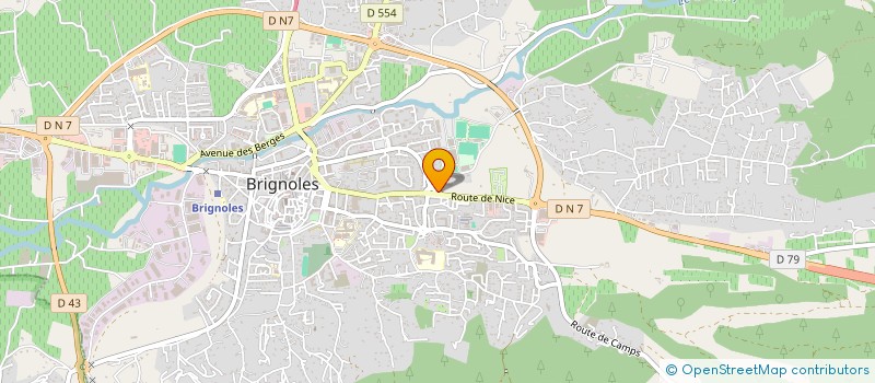 localisation de l'entreprise SKYXPERT IMMO à BRIGNOLES