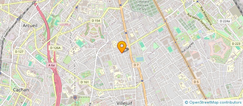 localisation de l'entreprise SKYZO à VILLEJUIF