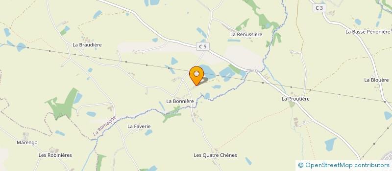 localisation de l'entreprise SKYZUP à LA ROMAGNE