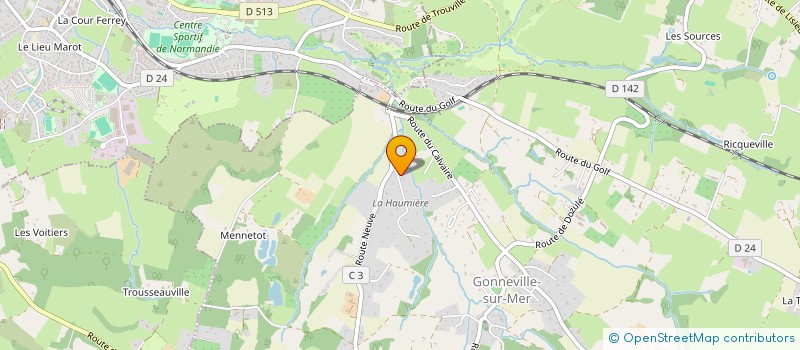 localisation de l'entreprise SKZ  GONNEVILLE-SUR-MER