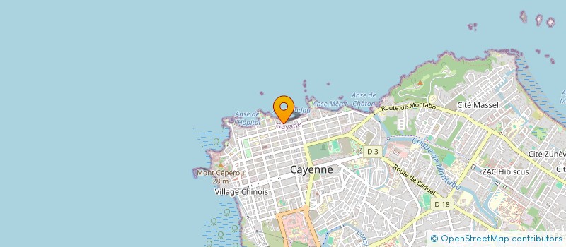 localisation de l'entreprise SL 1  CAYENNE