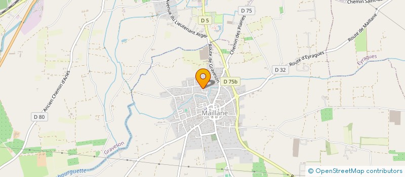 localisation de l'entreprise SL 1297  MAILLANE