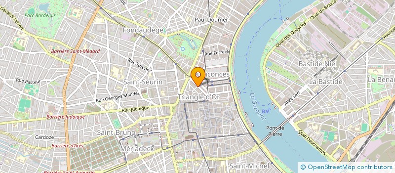 localisation de l'entreprise SL 33  BORDEAUX