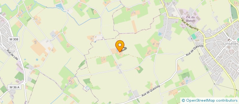 localisation de l'entreprise SL  LINSELLES