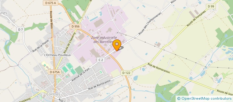 localisation de l'entreprise SL  LE CONTROIS-EN-SOLOGNE