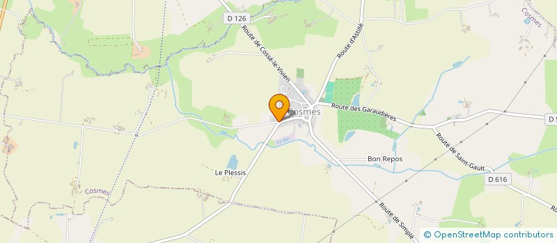 localisation de l'entreprise SL 98  COSMES