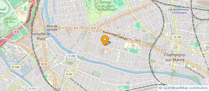 localisation de l'entreprise SL & A EXPERTISES à CHAMPIGNY-SUR-MARNE