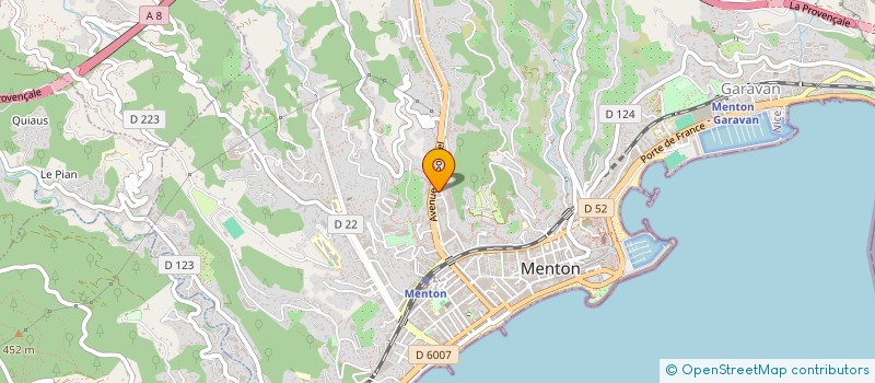 localisation de l'entreprise SL ARGONS à MENTON