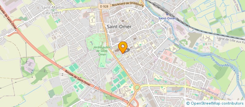 localisation de l'entreprise SL ASSURANCE à SAINT-OMER