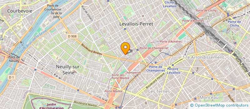 localisation de l'entreprise SL AUDIO à LEVALLOIS-PERRET