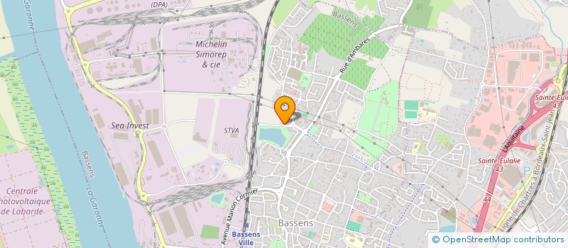 localisation de l'entreprise SL AUTO  BASSENS