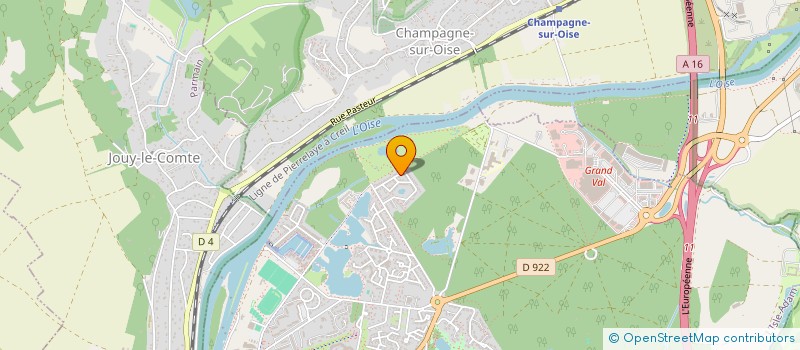 localisation de l'entreprise SL AUTO  L'ISLE-ADAM