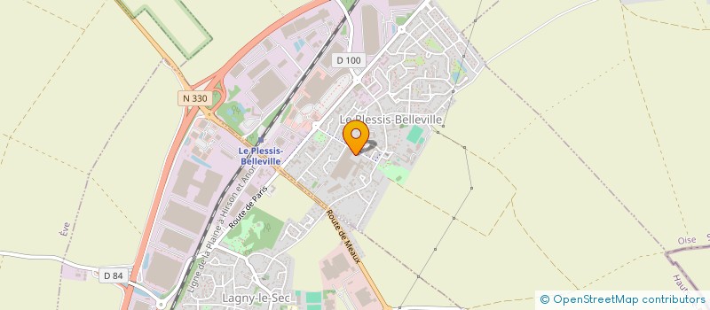 localisation de l'entreprise SL AUTO ECOLE  LE PLESSIS-BELLEVILLE