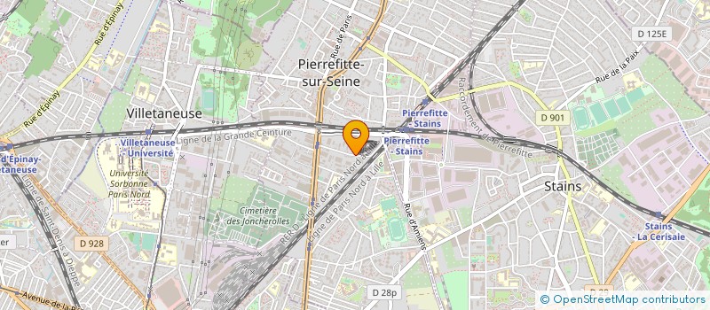 localisation de l'entreprise SL AUTOMOBILES à PIERREFITTE-SUR-SEINE