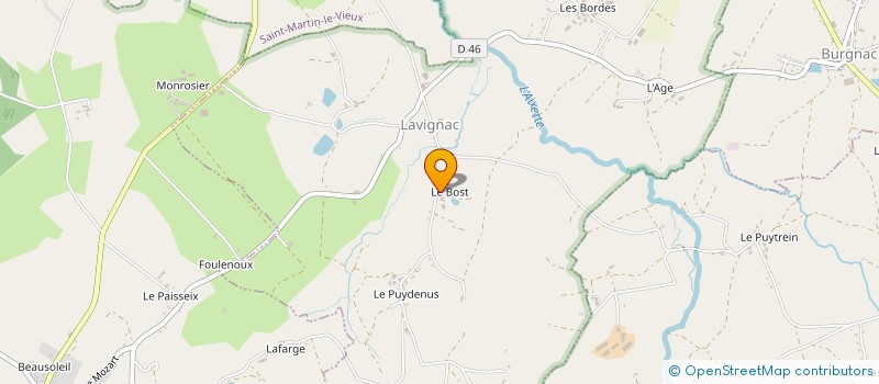 localisation de l'entreprise SL BATI RENOV à LAVIGNAC