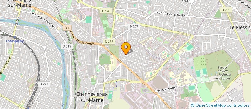 localisation de l'entreprise SL BATIM à CHENNEVIERES-SUR-MARNE