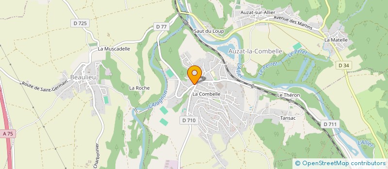 localisation de l'entreprise SL BUSSY  AUZAT-LA-COMBELLE