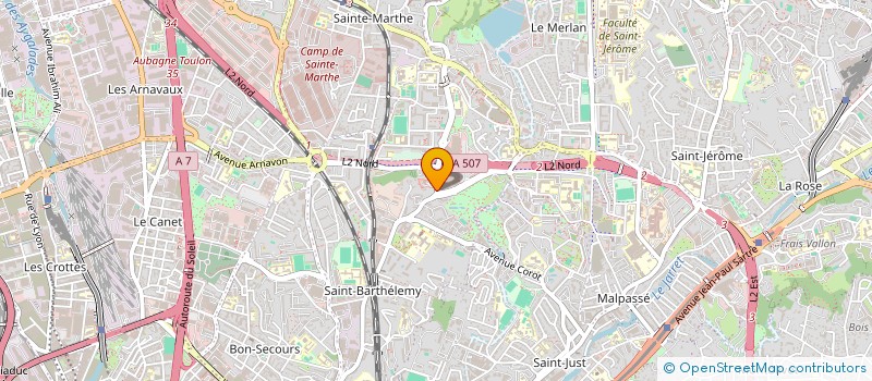 localisation de l'entreprise SL CARS à MARSEILLE