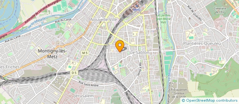 localisation de l'entreprise SL COACHING ET BIEN ETRE  METZ