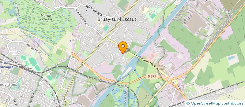 localisation de l'entreprise SL CONCEPT à BRUAY-SUR-L'ESCAUT