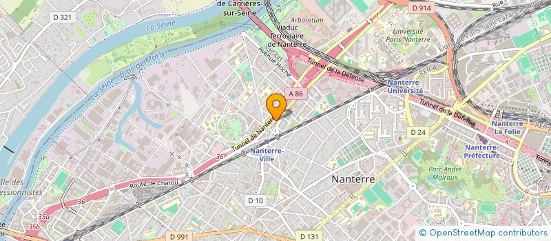 localisation de l'entreprise SL CONSEIL  NANTERRE