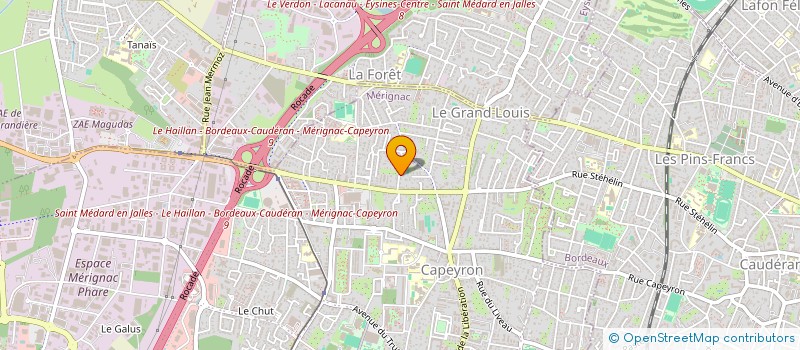 localisation de l'entreprise SL CONSEILS ET GESTION  MERIGNAC