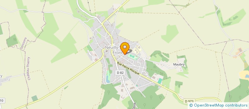 localisation de l'entreprise SL COUV'  NEUILLY-SAINT-FRONT