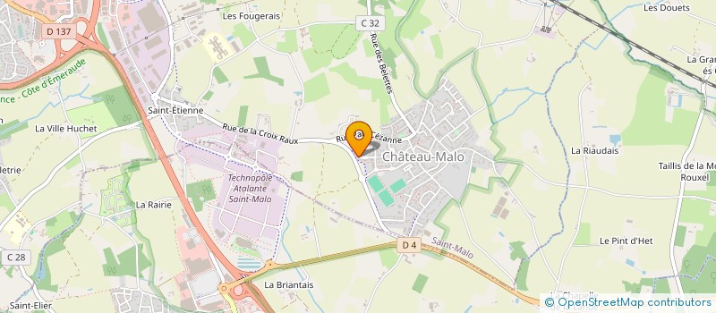 localisation de l'entreprise SL COUVERTURE  SAINT-MALO