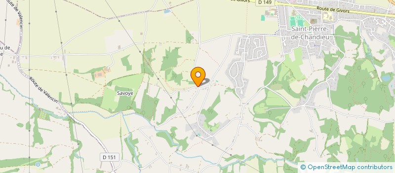 localisation de l'entreprise SL CREA  SAINT-PIERRE-DE-CHANDIEU
