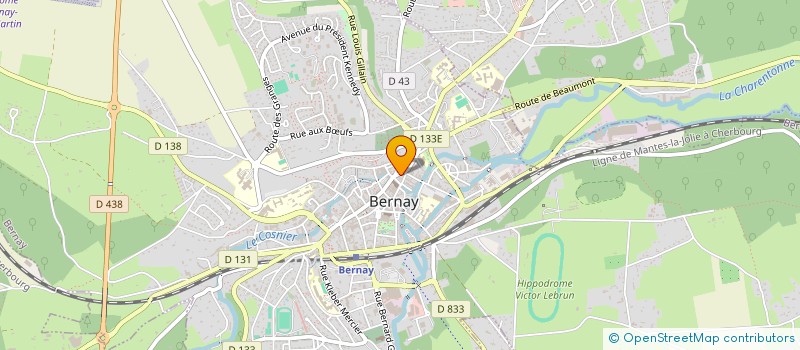 localisation de l'entreprise SL CUDORGE  BERNAY